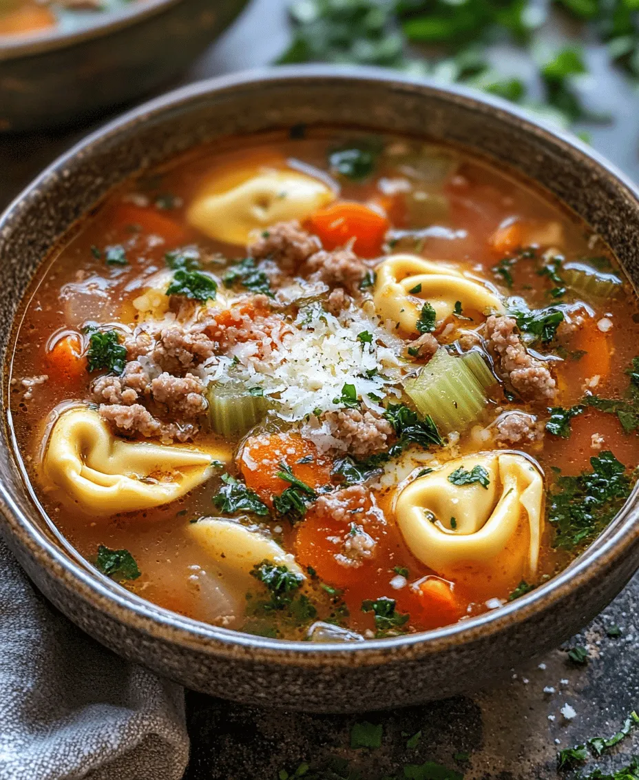 As the temperatures dip and the days grow shorter, there’s nothing quite like a warm bowl of soup to bring comfort and nourishment. Soup has long been celebrated for its ability to satiate hunger while providing a sense of coziness, making it an ideal dish during the colder months. Among the myriad of soup options available, the Hearty Sausage Tortellini Soup stands out as a delicious and satisfying meal that encapsulates both flavor and nutrition.