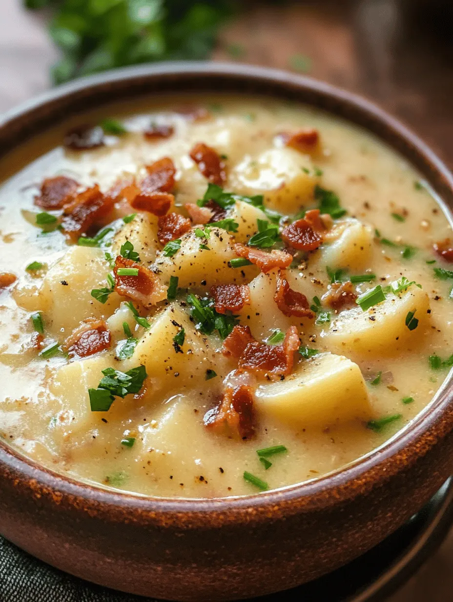 When the temperatures drop and the days grow shorter, there’s nothing quite like a warm bowl of potato soup to provide comfort and nourishment. This classic dish embodies the essence of comfort food, offering not just sustenance but also a sense of warmth and coziness that can lift anyone's spirits. Potato soup is a versatile meal that can be enjoyed in various ways, but the unique charm of this Cozy Crockpot Potato Soup lies in its simplicity and the rich flavor that develops through slow cooking.