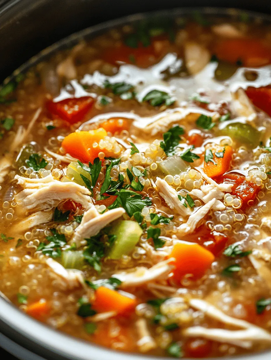 As the chill of autumn sets in and winter looms on the horizon, nothing warms the soul quite like a bowl of comforting soup. This Cozy Chicken Quinoa Vegetable Soup is not only a delightful way to warm up but also a nourishing meal that can fit seamlessly into your busy lifestyle. Packed with protein-rich chicken, nutty quinoa, and vibrant vegetables, this soup is a celebration of wholesome ingredients that provide both comfort and nutrition.