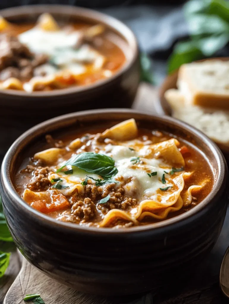 When it comes to comfort food, few dishes can compete with the warming embrace of a rich, hearty soup. The aroma of simmering ingredients wafting through the kitchen has a way of bringing people together, creating a sense of home and warmth. One dish that perfectly embodies this essence is Hearty Crock Pot Lasagna Soup. It combines the beloved flavors of traditional lasagna with the ease and convenience of a slow cooker, making it an ideal choice for busy families, potlucks, or cozy nights in. This recipe allows home cooks to prepare a delicious meal with minimal effort, letting the crock pot do most of the work while you focus on enjoying your time with loved ones.