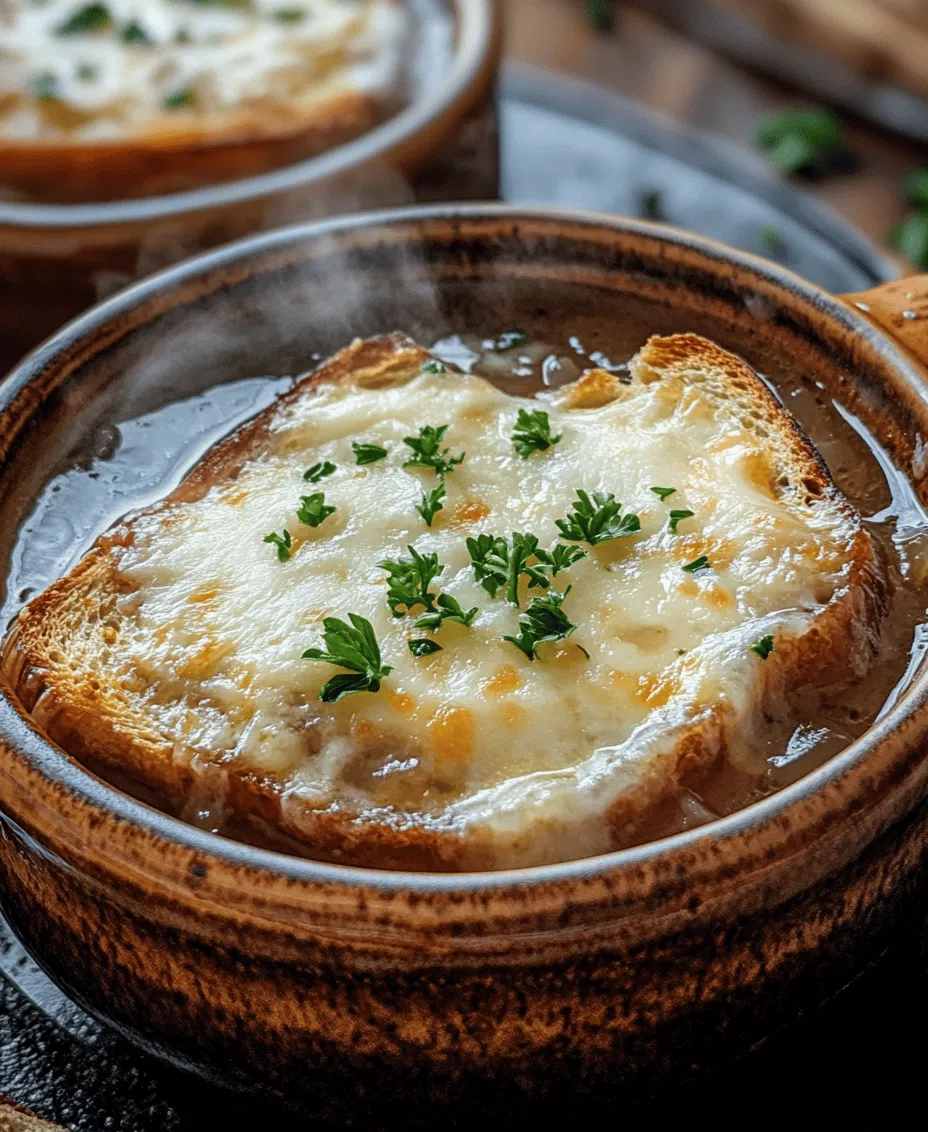 French onion soup is more than just a dish; it’s a heartwarming experience that embodies the essence of comfort food. This classic recipe, with its luscious layers of sweet, caramelized onions simmered in a savory broth and topped with a gooey, cheesy toast, is the epitome of culinary coziness. As the weather cools and the days get shorter, there’s nothing quite like a steaming bowl of French onion soup to nourish both the body and soul.