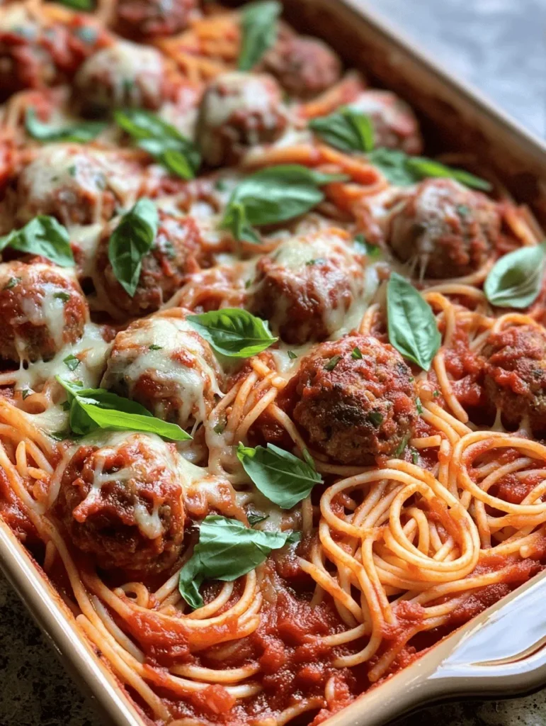 Spaghetti and meatballs have long held a special place in the hearts and kitchens of families around the world. This iconic dish transcends borders, serving as a symbol of comfort and nostalgia for many. The combination of tender spaghetti tangled with juicy, flavorful meatballs in a rich and tangy marinara sauce creates an irresistible meal that evokes warm memories. While the traditional stovetop version is beloved, our Baked Spaghetti and Meatballs Extravaganza takes this classic to new heights by introducing a unique twist: baking the entire dish for enhanced flavors and textures. The result is a bubbling, golden-brown masterpiece that not only looks enticing but also delivers a deeper, more concentrated flavor profile.