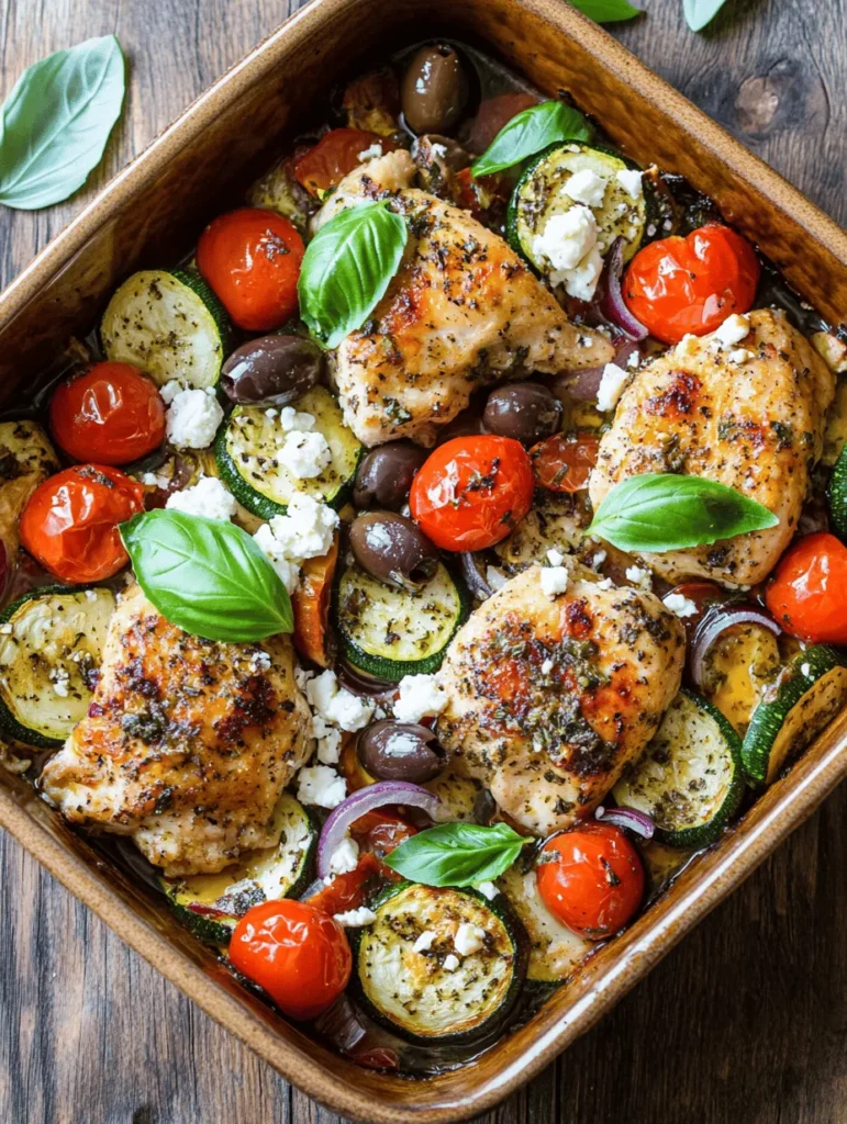 If you’re searching for a wholesome and flavorful dish that’s perfect for any weeknight dinner, look no further than Mediterranean Chicken Zucchini Bake. This delightful recipe combines juicy, lean chicken with fresh vegetables, all baked together to create a healthy meal that bursts with Mediterranean flavors. Packed with nutrients and vibrant colors, this dish is not only visually appealing but also brimming with health benefits.