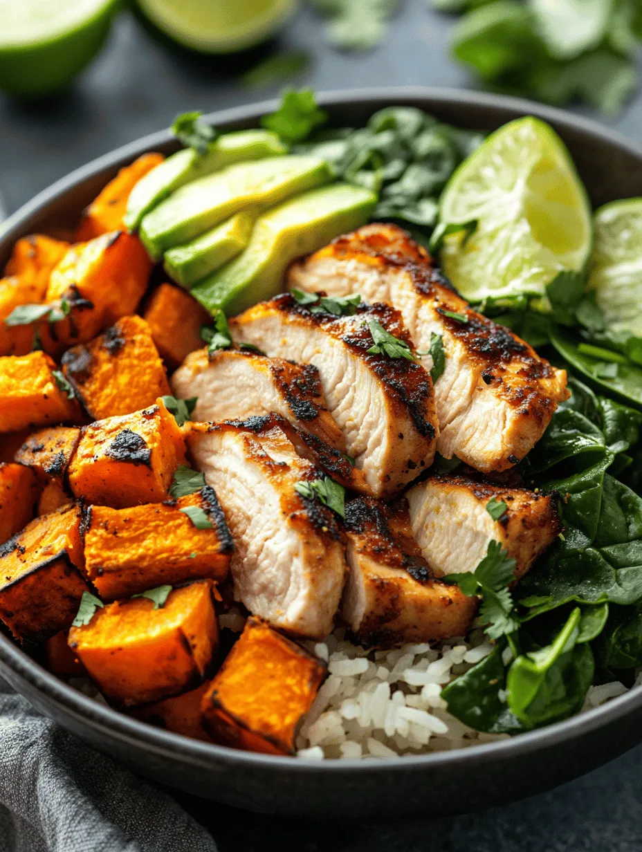 In the realm of nutritious and delicious meals, the Sweet & Savory Chicken Sweet Potato Rice Bowl stands out as a harmonious blend of flavors and textures. This dish elegantly combines tender chicken thighs, hearty sweet potatoes, fragrant jasmine rice, and fresh greens, creating a balanced meal that’s not only satisfying but also nourishing. With the growing trend of healthy eating, this recipe checks all the boxes: it’s packed with vitamins, minerals, and protein, making it an excellent choice for anyone looking to maintain a healthy lifestyle.