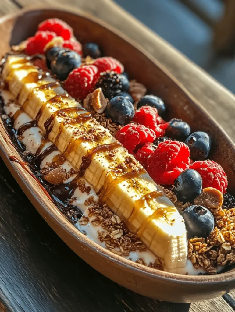 Breakfast is often heralded as the most important meal of the day, and for good reason. It sets the tone for your energy levels, mood, and even your metabolism throughout the day. Despite this, many people find themselves reaching for quick and unhealthy options that leave them feeling sluggish before lunchtime. Enter the Breakfast Banana Split Delight — a delicious and healthy alternative that turns the traditional notion of breakfast on its head. This vibrant dish not only satisfies your taste buds but also nourishes your body with essential nutrients.