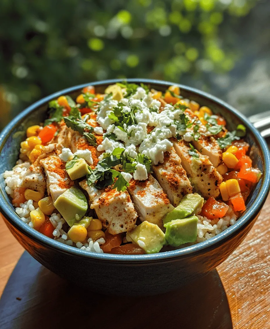 The Street Corn Chicken Rice Bowl is a vibrant and hearty dish that perfectly encapsulates the essence of street food. Combining the smoky flavors of grilled chicken, the sweetness of corn, and the aromatic notes of jasmine rice, this bowl has become a favorite among food enthusiasts everywhere. Inspired by the popular Mexican street food known as elote, where corn on the cob is slathered in creamy sauces and spices, this recipe takes those beloved flavors and transforms them into a wholesome meal that can be enjoyed at home.