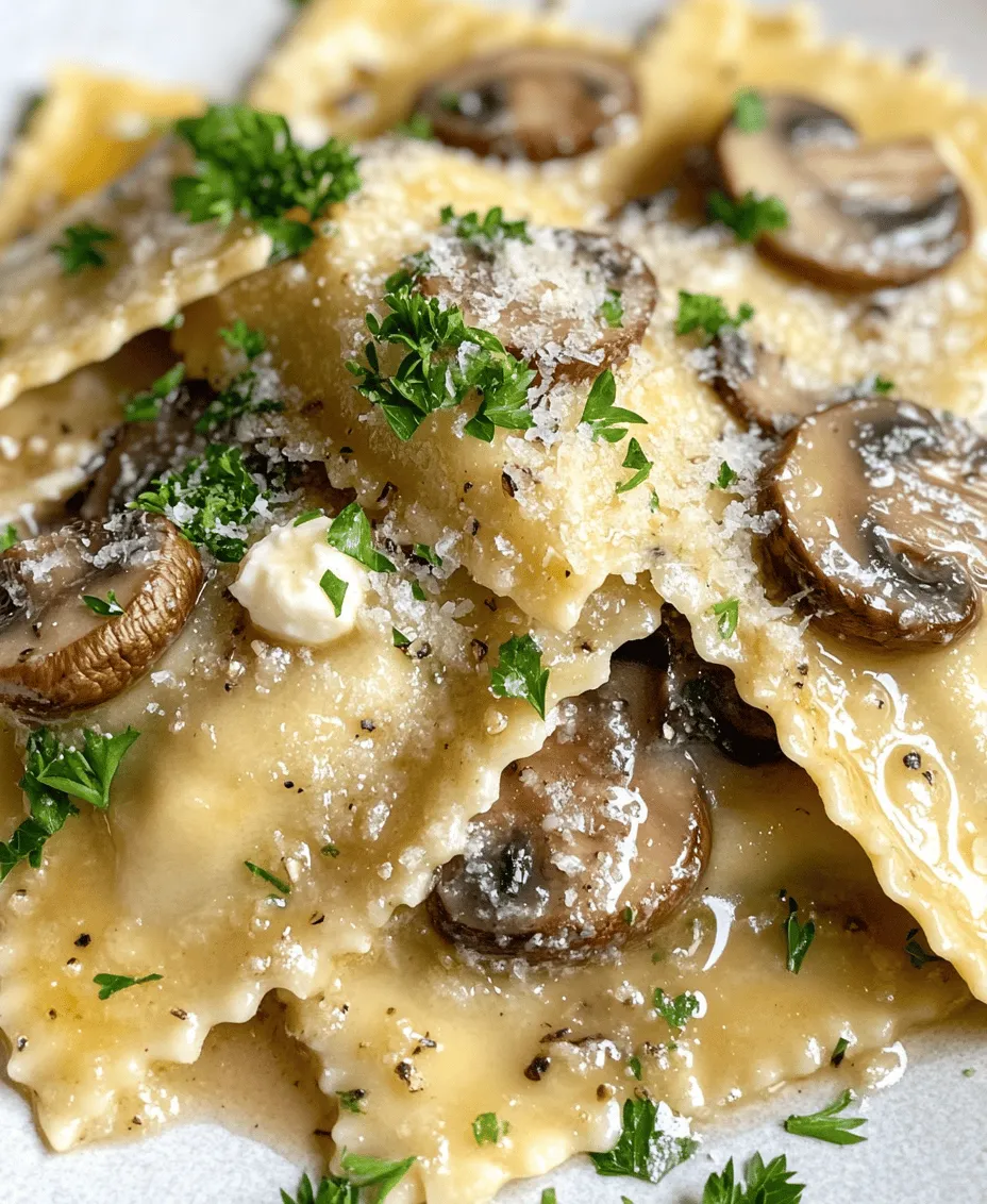 Indulge in the exquisite flavors of Mushroom Ravioli in Garlic Butter Sauce, a dish that beautifully encapsulates the essence of Italian comfort food. This delightful meal not only satisfies the palate but also provides a heartwarming experience of crafting homemade pasta. The joy of making ravioli from scratch is unparalleled, as it connects you to the roots of traditional Italian cooking while allowing for creativity in the kitchen. With each bite of these delicate dumplings, you’ll discover a savory filling of rich mushrooms enveloped in a perfectly crafted dough, all elevated by a luxurious garlic butter sauce that dances on your taste buds.