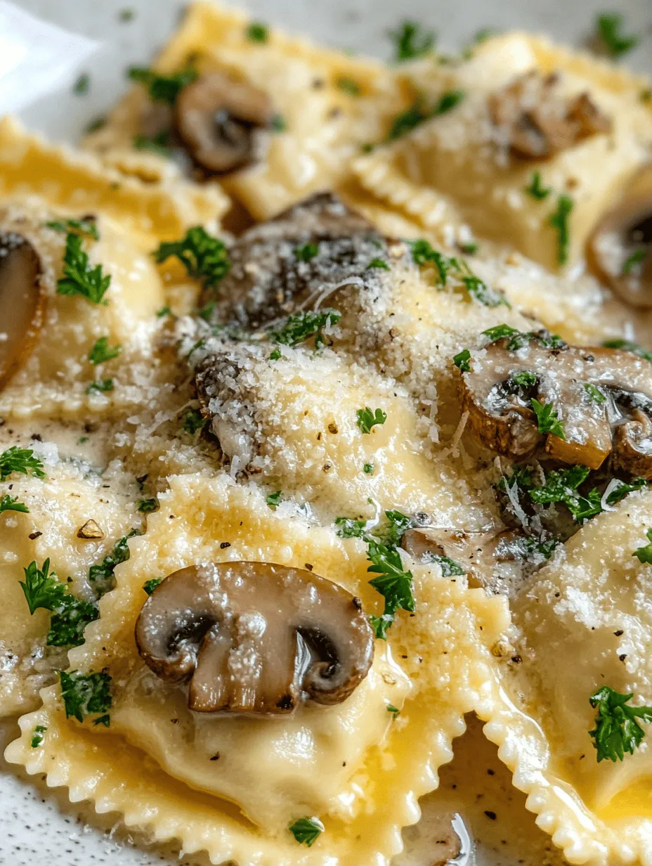 Indulge in the exquisite flavors of Mushroom Ravioli in Garlic Butter Sauce, a dish that beautifully encapsulates the essence of Italian comfort food. This delightful meal not only satisfies the palate but also provides a heartwarming experience of crafting homemade pasta. The joy of making ravioli from scratch is unparalleled, as it connects you to the roots of traditional Italian cooking while allowing for creativity in the kitchen. With each bite of these delicate dumplings, you’ll discover a savory filling of rich mushrooms enveloped in a perfectly crafted dough, all elevated by a luxurious garlic butter sauce that dances on your taste buds.