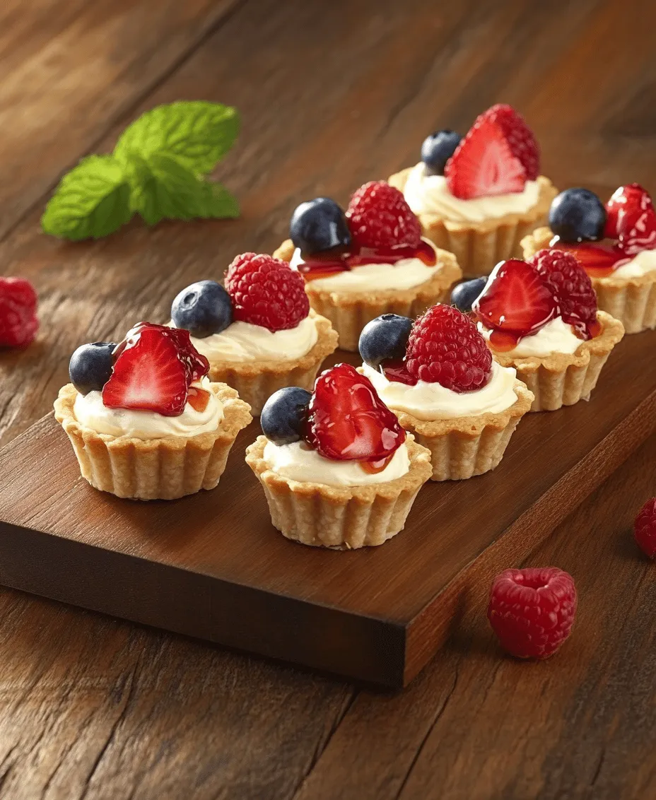 When it comes to desserts that capture the essence of love and celebration, few can rival the charm of Sweetheart Berry Tartlets. These delightful mini tarts, brimming with vibrant seasonal berries and a smooth cream cheese filling, are the ideal treat for romantic evenings, festive gatherings, or simply to enjoy as a sweet indulgence. Their petite size makes them perfect for sharing, allowing guests to savor a bite of sweetness without overwhelming their palate.