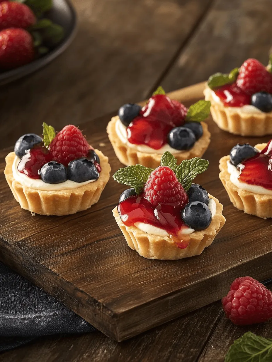 When it comes to desserts that capture the essence of love and celebration, few can rival the charm of Sweetheart Berry Tartlets. These delightful mini tarts, brimming with vibrant seasonal berries and a smooth cream cheese filling, are the ideal treat for romantic evenings, festive gatherings, or simply to enjoy as a sweet indulgence. Their petite size makes them perfect for sharing, allowing guests to savor a bite of sweetness without overwhelming their palate.