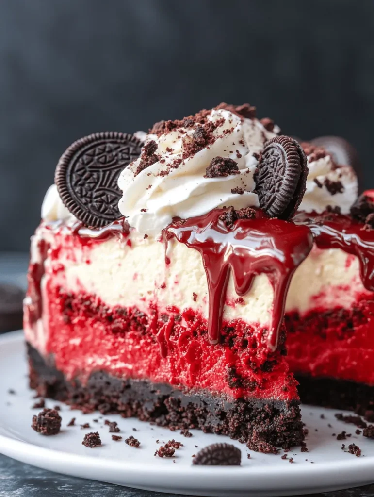 To create the Decadent Red Velvet Oreo Cheesecake, it’s essential to understand the role of each ingredient. The balance of flavors and textures is what makes this dessert an unforgettable experience.