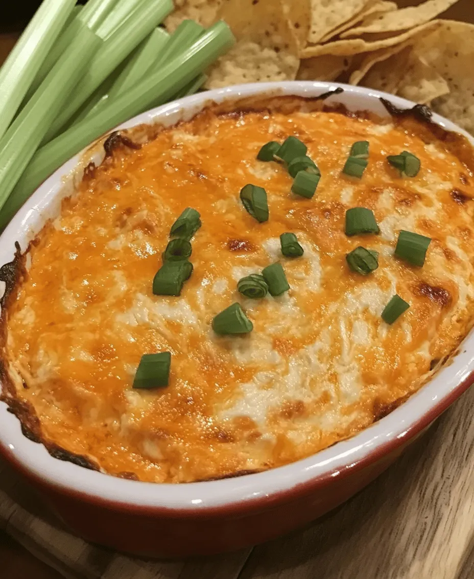 Discover the ultimate comfort food with this Spicy Buffalo Chicken Dip Delight. Perfect for game day, parties, or cozy nights in, this creamy and zesty dip is sure to impress your family and friends. Featuring tender shredded chicken combined with a rich blend of cheeses and a kick of hot wing sauce, this recipe is not only easy to make but also packed with flavor. Whether you’re hosting a gathering or just looking for a delicious snack to enjoy while binge-watching your favorite show, this dip is the answer to your cravings.