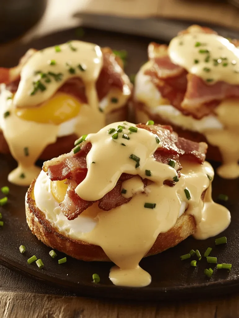 Eggs Benedict is often regarded as the quintessential brunch dish, celebrated for its sumptuous layers of flavor and texture. This classic meal features perfectly poached eggs resting atop toasted English muffins, accompanied by either Canadian bacon or prosciutto, all generously drizzled with rich and creamy Hollandaise sauce. As a dish that elegantly combines simplicity and sophistication, Eggs Benedict has become a beloved staple in cafes and homes alike.