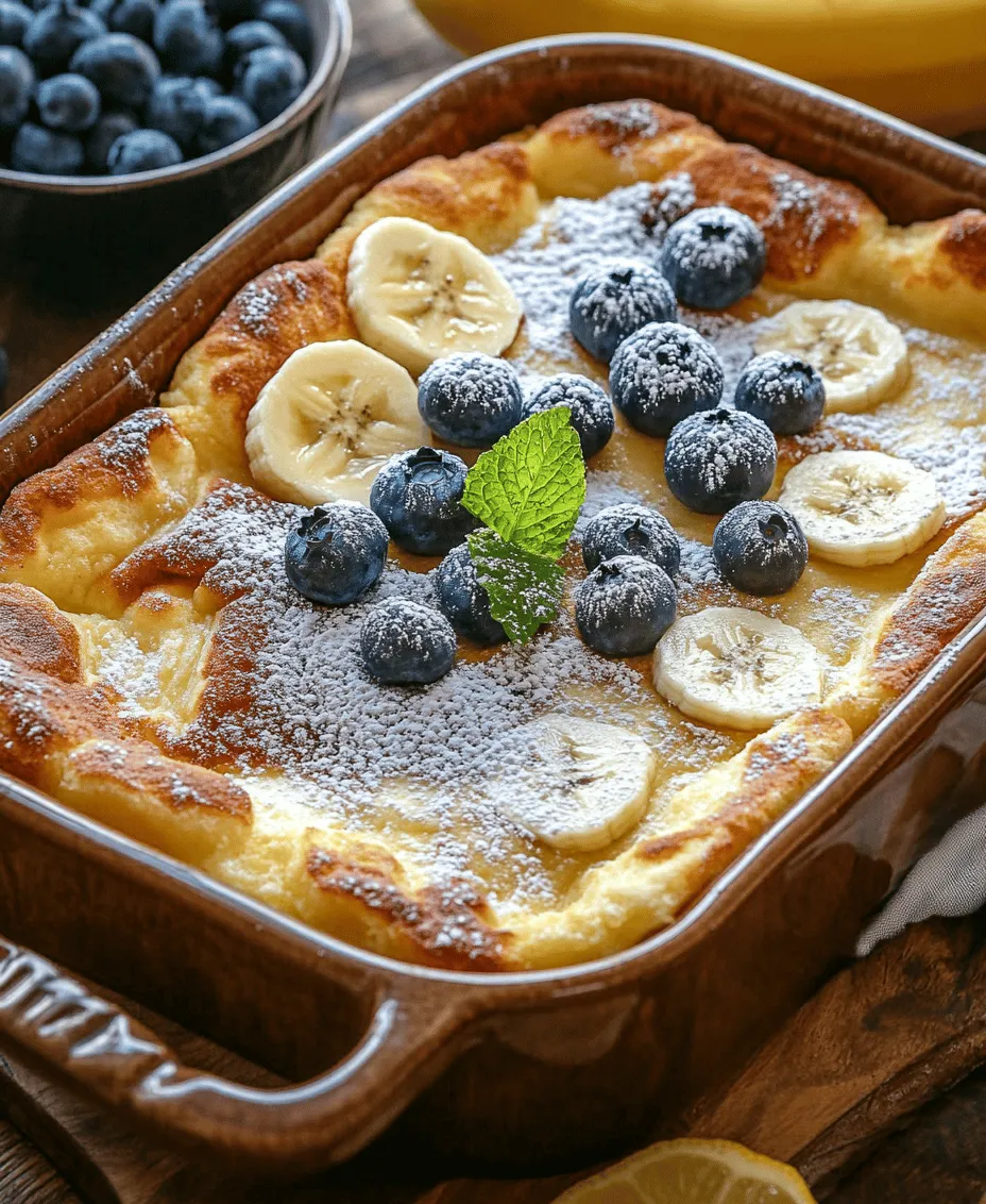 German pancakes, often referred to as Dutch babies, are a delightful breakfast treat that has gained popularity across the globe. Their unique texture and flavor profile differentiate them from traditional pancakes, making them a favorite for breakfast lovers seeking something beyond the ordinary. While traditional pancakes are typically cooked on a stovetop, German pancakes are baked in the oven, resulting in a fluffy, custard-like center and crisp edges that are simply irresistible. This recipe for a fluffy oven-baked German pancake offers a quick and delicious breakfast option for families, ensuring everyone starts their day on a satisfying note.