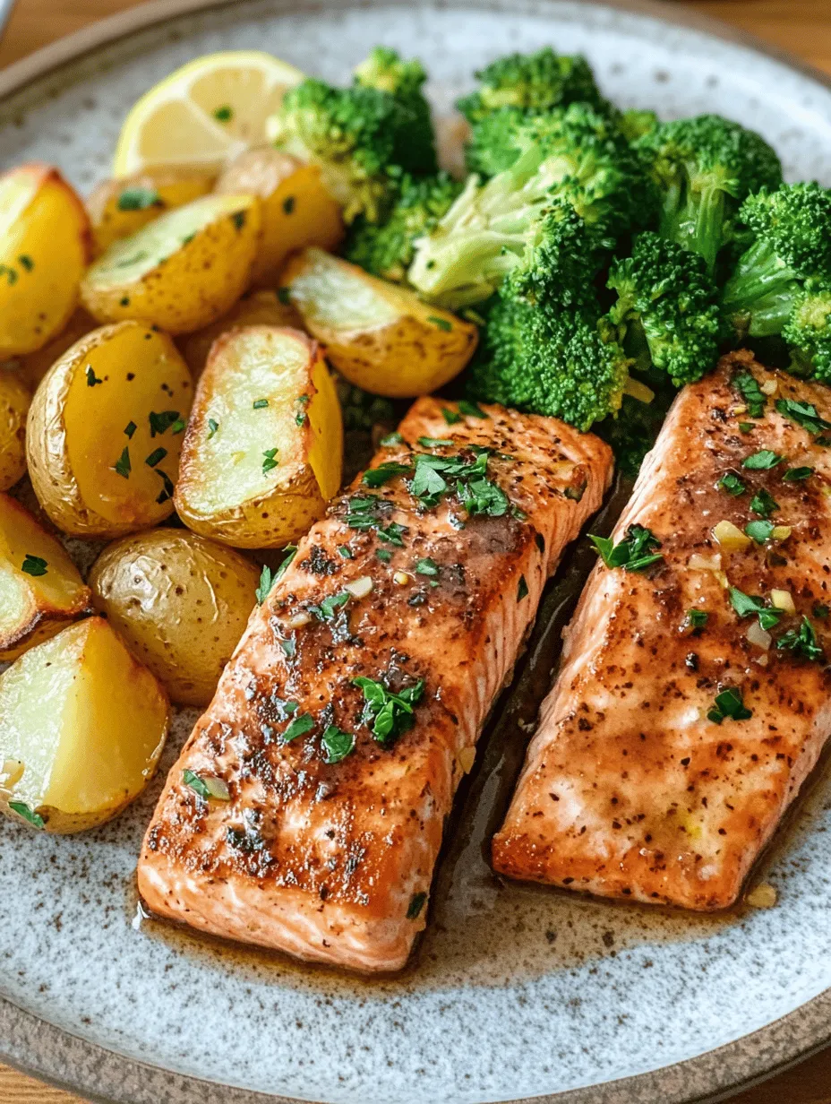 If you're looking for a meal that embodies fresh flavors and wholesome nutrition, look no further than Lemon Butter Salmon with Crispy Potatoes and Broccoli. This delightful dish not only tantalizes your taste buds but also brings a touch of elegance to your dinner table. With its vibrant colors and aromatic ingredients, it's a feast for the eyes as well as the palate. The combination of succulent salmon, crispy potatoes, and tender broccoli strikes a perfect balance between indulgence and health, making it an ideal choice for a variety of occasions.