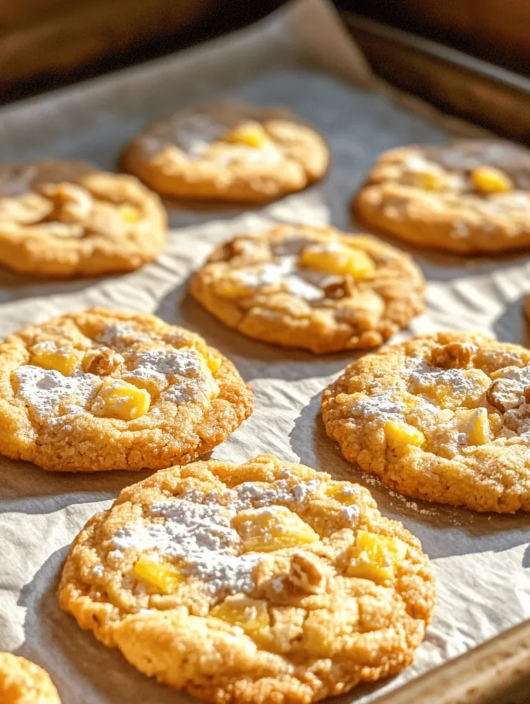 Cookies are a universal treat that evokes nostalgia and joy in every bite. From classic chocolate chip to whimsical varieties, cookies have a special place in our hearts (and kitchens). Among the vast array of cookie recipes, Pineapple Orange Cookies stand out with their vibrant flavors and tropical twist. This delightful recipe not only offers a unique combination of sweet and tangy notes but also brings a refreshing twist to your cookie repertoire. Whether you’re a seasoned baker or a novice in the kitchen, this recipe is straightforward and incredibly rewarding.