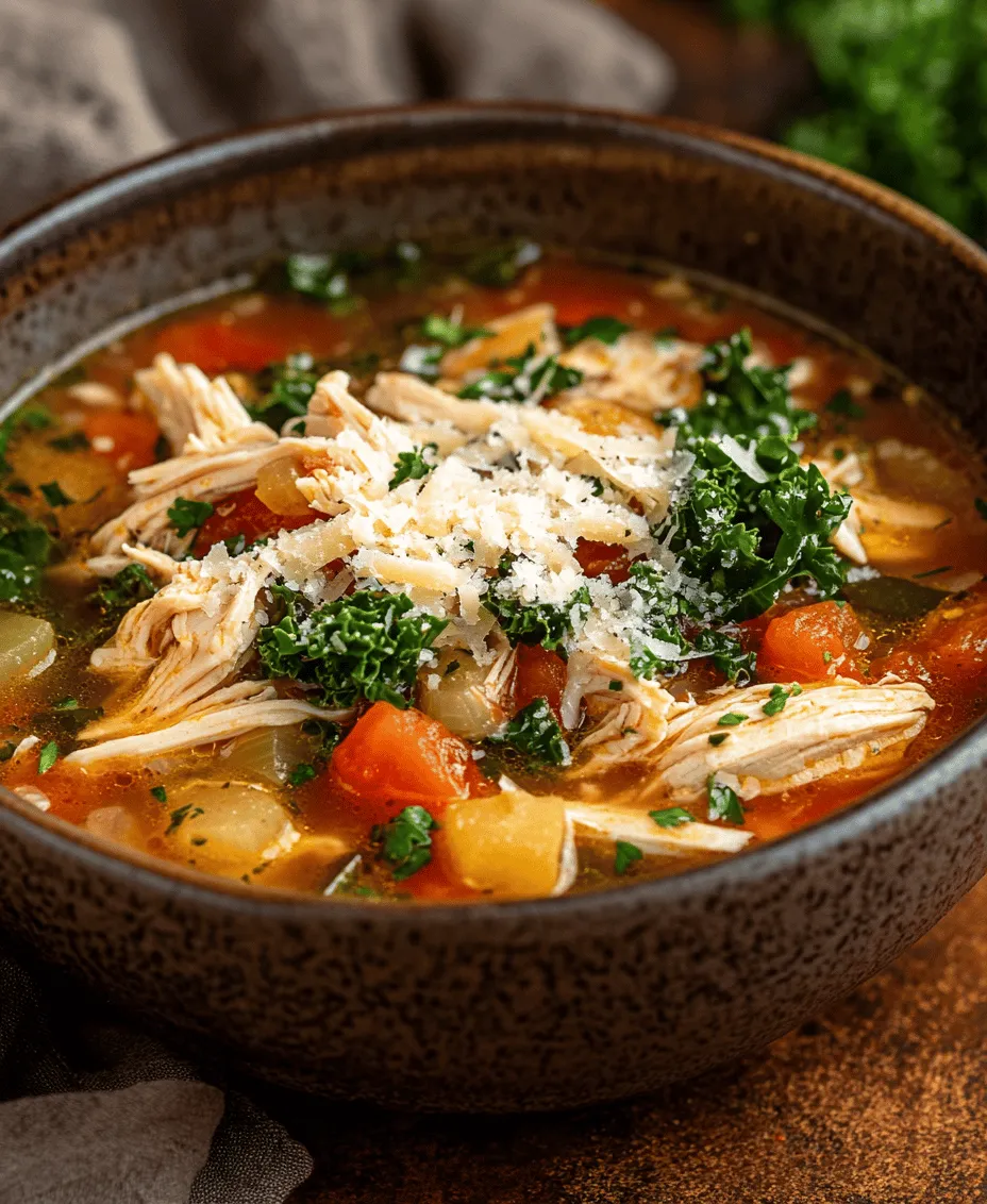 When the chill of winter sets in or a rainy day calls for something warm and comforting, there's nothing quite like a steaming bowl of Tuscan Chicken Soup. This dish, rich in flavor and nutrition, embodies the essence of comfort food. With a base of hearty ingredients, Tuscan Chicken Soup not only warms the body but also nourishes the soul. It's a dish that brings the rustic charm of Italian cuisine right to your kitchen, making it a perfect choice for any season, especially during colder months when you crave something hearty.