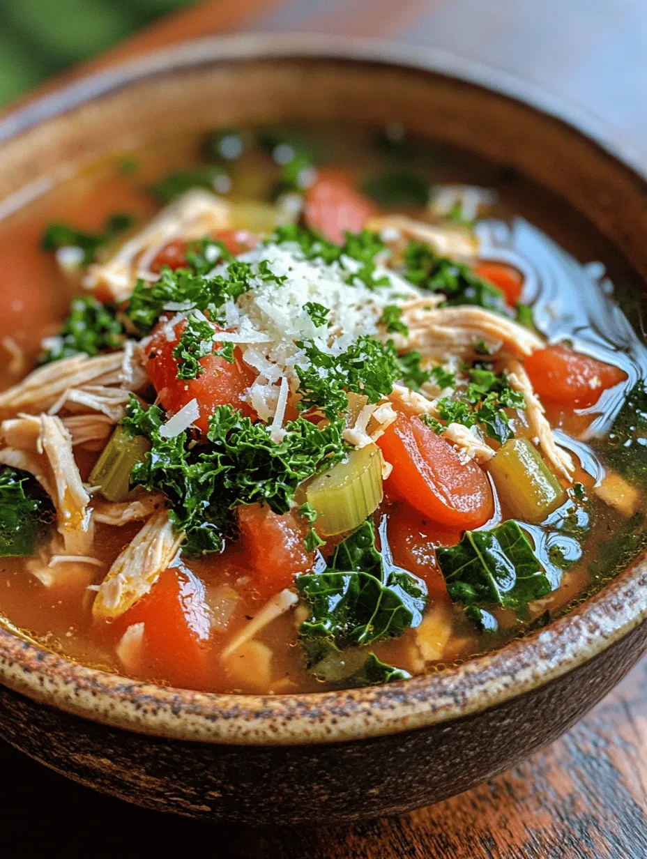 When the chill of winter sets in or a rainy day calls for something warm and comforting, there's nothing quite like a steaming bowl of Tuscan Chicken Soup. This dish, rich in flavor and nutrition, embodies the essence of comfort food. With a base of hearty ingredients, Tuscan Chicken Soup not only warms the body but also nourishes the soul. It's a dish that brings the rustic charm of Italian cuisine right to your kitchen, making it a perfect choice for any season, especially during colder months when you crave something hearty.