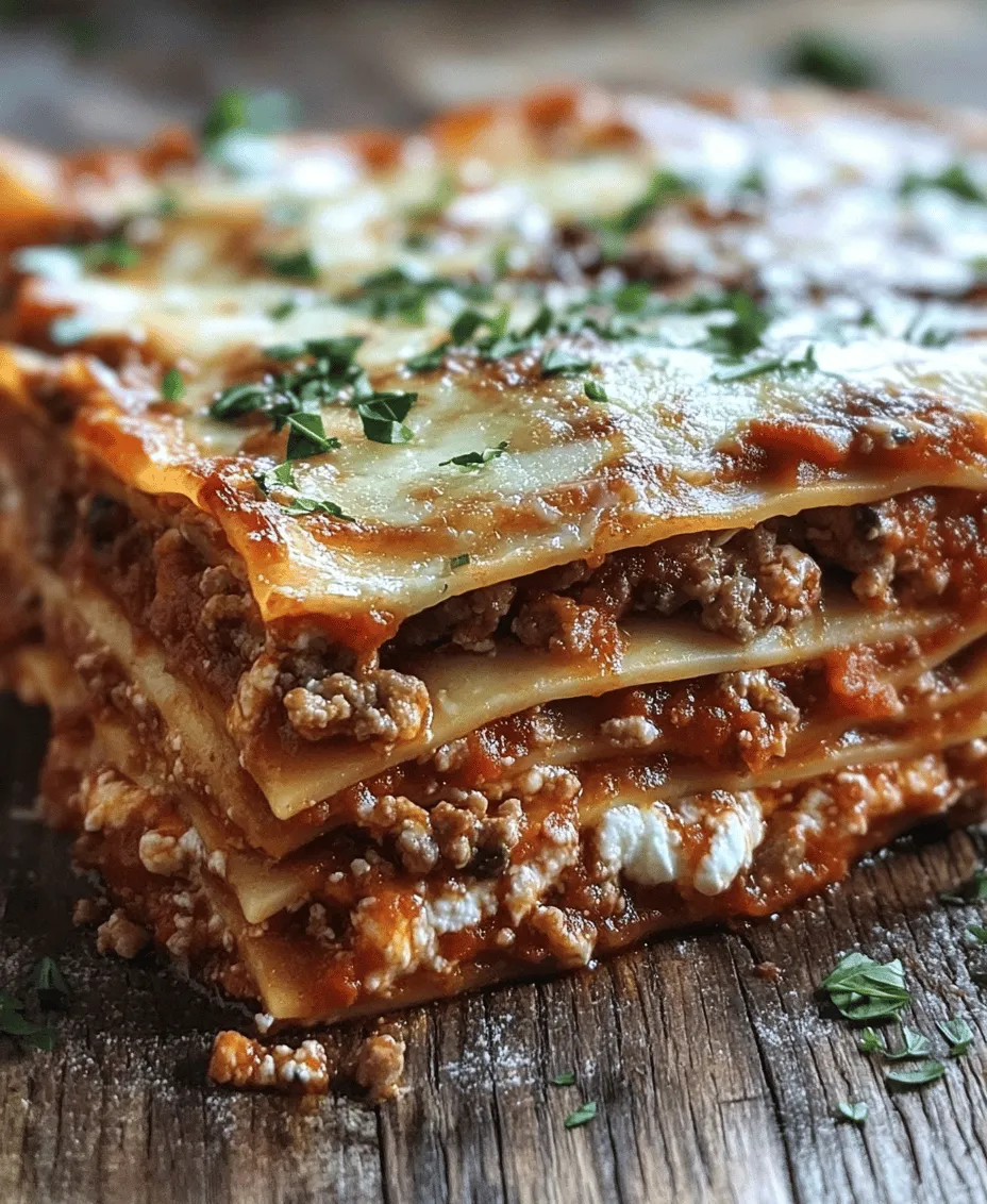 Lasagna is more than just a meal; it's a culinary tradition that brings families together. This classic Italian dish, with its layers of rich meat sauce, creamy cheeses, and perfectly cooked noodles, embodies warmth and comfort. Whether enjoyed on a weeknight or served at a festive gathering, homemade lasagna is a family favorite that transcends generations. In this article, we will guide you through a detailed recipe for the best homemade lasagna, highlighting each step to ensure your dish becomes a delicious masterpiece.