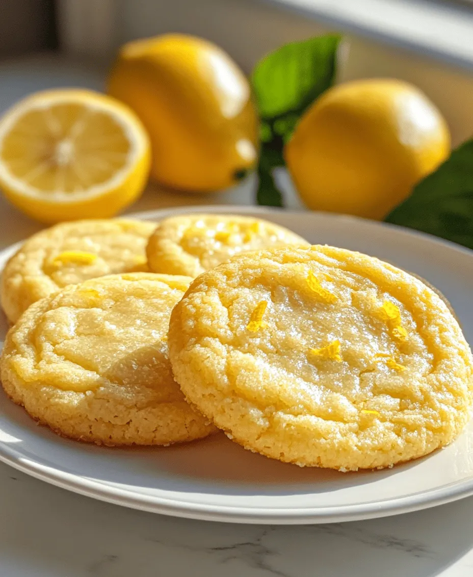 Welcome to the refreshing and vibrant world of lemon-flavored desserts, where the zesty tang of citrus meets the warm embrace of baked goodness. Today, we are diving into the delightful recipe for <strong>Luscious Lemon Heaven Cookies</strong>—a perfect treat that embodies the essence of sunshine with every bite. These cookies are not just about taste; they are a celebration of the harmonious balance between sweetness and tanginess. Whether you’re hosting a gathering, enjoying an afternoon tea, or simply indulging in a sweet treat to satisfy your cravings, these cookies will surely elevate any occasion.” /></p>
</p>
<h2>Luscious Lemon Heaven Cookies: Step-by-Step Recipe Instructions</h2>
</p>
<h3>Preheating the Oven</h3>
</p>
<p>The first step in creating your Luscious Lemon Heaven Cookies is to preheat your oven to 350°F (175°C). Preheating is essential as it ensures that the oven reaches the optimal temperature before the cookies are placed inside. This step promotes even baking, allowing the cookies to rise properly and develop that perfect, soft texture. If you skip this step, you risk uneven baking, which can lead to cookies that are overcooked on the outside and undercooked on the inside. So, set that timer and let the oven warm up while you prepare the dough.</p>
</p>
<h3>Creaming Butter and Sugar</h3>
</p>
<p>Next, you’ll want to cream together your softened butter and granulated sugar in a large mixing bowl. Use an electric mixer on medium speed for about 2-3 minutes until the mixture is light and fluffy. The science behind creaming is fascinating: as you mix the butter and sugar, tiny air pockets are formed, incorporating air into the dough. This process is crucial because it contributes to the final texture of the cookies. Fluffy, well-creamed butter creates a lighter cookie, helping them to rise beautifully in the oven.</p>
</p>
<h3>Incorporating Eggs and Flavors</h3>
</p>
<p>Once your butter and sugar are creamed to perfection, it’s time to add the eggs—one at a time—mixing thoroughly after each addition. This step is vital for achieving a uniform batter. Adding eggs not only provides moisture but also helps bind the ingredients together. Don’t forget to add your lemon zest and vanilla extract during this phase. The zest will infuse the batter with bright citrus notes, enhancing the overall flavor profile of your cookies. Ensure everything is mixed well, so the flavors are evenly distributed throughout the dough.</p>
</p>
<h3>Combining Dry Ingredients</h3>
</p>
<p>In a separate bowl, whisk together your dry ingredients: all-purpose flour, baking powder, and a pinch of salt. Whisking is essential here as it ensures that the leavening agents (baking powder) are evenly distributed throughout the flour. This step prevents any clumps from forming that could lead to uneven rising or texture in your cookies. Once combined, gradually add the dry mixture to your wet ingredients, stirring gently to incorporate.</p>
</p>
<h3>Mixing Wet and Dry Ingredients</h3>
</p>
<p>When combining the wet and dry ingredients, it’s important to mix just until everything is incorporated. Overmixing can lead to tough cookies due to the development of gluten in the flour. You want the dough to remain soft and tender, so mix just until there are no flour streaks visible. The dough should be slightly sticky but manageable. If it feels too wet, you can add a bit more flour, a tablespoon at a time.</p>
</p>
<h3>Shaping the Cookies</h3>
</p>
<p>Now comes the fun part—shaping your cookies! Using a cookie scoop or your hands, portion out the dough into balls, about 1-2 inches in diameter. Place the cookie dough balls onto a baking sheet lined with parchment paper, leaving enough space between each ball to allow for spreading. To create a more uniform shape, you can gently flatten the tops of the dough balls with your fingers. This technique not only helps the cookies bake evenly but also gives them a nice appearance.</p>
</p>
<h3>Baking Instructions</h3>
</p>
<p>Place your baking sheet in the preheated oven and bake the cookies for about 10-12 minutes. Keep an eye on them; you want them to be just golden around the edges while still soft in the center. The cookies will continue to cook slightly from residual heat after you remove them from the oven, so it’s essential not to bake them too long. Allow them to cool on the baking sheet for a few minutes before transferring them to a wire rack.</p>
</p>
<h3>Cooling Process</h3>
</p>
<p>Allowing your cookies to cool on a wire rack is crucial for maintaining their texture. If you leave them on the baking sheet for too long, they may become soggy. The wire rack allows air to circulate around the cookies, helping them to set properly while maintaining that delightful softness. Let them cool completely before adding the lemon glaze.</p>
</p>
<h2>Creating the Perfect Lemon Glaze</h2>
</p>
<p>To make your delicious lemon glaze, you will need powdered sugar and fresh lemon juice. In a medium bowl, combine 1 cup of powdered sugar with 2-3 tablespoons of fresh lemon juice, adjusting the amount of juice depending on your desired consistency. The glaze should be thick enough to hold its shape but thin enough to drizzle over the cookies. Whisk until smooth, and if it’s too thick, add a bit more lemon juice; if too thin, add more powdered sugar.</p>
</p>
<p>Once your cookies have cooled, use a spoon or a piping bag to drizzle the lemon glaze over the top of each cookie. The bright, tangy glaze not only enhances the flavor but also adds a beautiful, glossy finish that makes these cookies visually appealing. The balance of sweet and tart will elevate your Luscious Lemon Heaven Cookies to new heights.</p>
</p>
<h2>Serving Suggestions and Pairings</h2>
</p>
<p>Luscious Lemon Heaven Cookies are versatile and can be served in various delightful ways. Here are some serving suggestions to consider:</p>
</p>
<p>– <strong>Tea or Coffee</strong>: Enjoy these cookies with a warm cup of tea or coffee for a delightful afternoon treat. Their citrusy flavor pairs beautifully with the richness of a creamy latte or the delicate notes of herbal tea.</p>
<p>– <strong>Parties or Gatherings</strong>: These cookies make for a refreshing dessert option at parties, potlucks, or family gatherings. Their vibrant flavor and eye-catching glaze will surely impress your guests.</p>
<p>– <strong>Complementary Flavors</strong>: Pair the cookies with fresh fruit salads, light creams, or even a scoop of vanilla ice cream. The brightness of the lemon complements the sweetness of fruits, making for a delightful summer dessert.</p>
</p>
<h2>Conclusion</h2>
</p>
<p>Baking Luscious Lemon Heaven Cookies is not just about satisfying your sweet tooth; it’s about the joy of creating something wonderful. These cookies are a treat for the taste buds and a fantastic way to brighten any occasion. Their soft, chewy texture combined with the zesty lemon glaze creates a perfect balance of flavors that everyone will love.</p>
</p>
<p>So, embrace the baking process, experiment with flavors, and most importantly, enjoy the fruits of your labor with family and friends. Your kitchen will be filled with the delightful aroma of freshly baked cookies, turning an ordinary day into a special occasion. Whether you share them or keep them all to yourself, these cookies are sure to bring a smile to your face!</p>
		</div>

				<footer class=