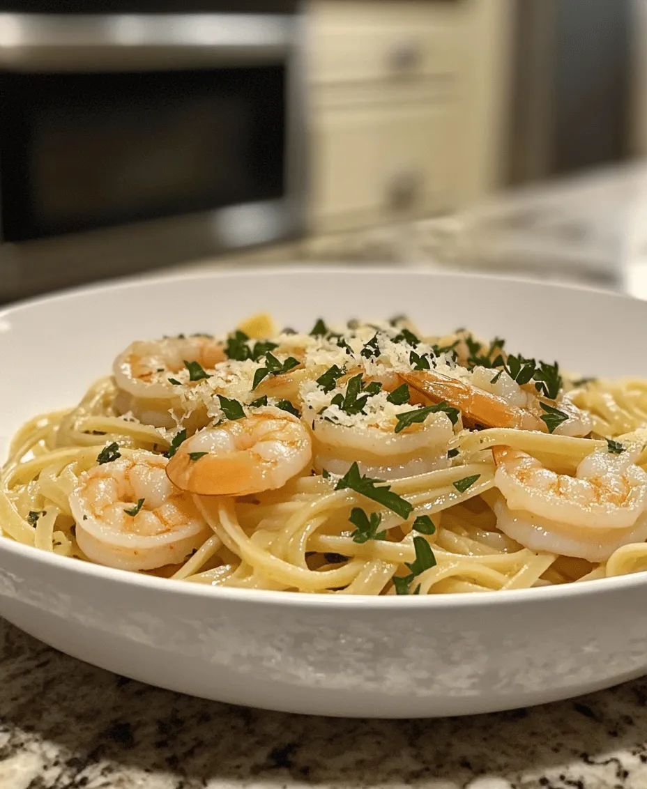 The charm of Shrimp Scampi Pasta Delight lies in its harmonious balance of flavors. The dish is characterized by a rich butter base that melds beautifully with the pungent aroma of freshly minced garlic. Zesty lemon juice adds brightness and acidity, cutting through the richness of the sauce, while a hint of heat from red pepper flakes tantalizes the taste buds. This medley of flavors creates an exciting culinary experience that is both comforting and sophisticated, making it suitable for casual weeknight dinners or special occasions like anniversaries and celebratory gatherings.