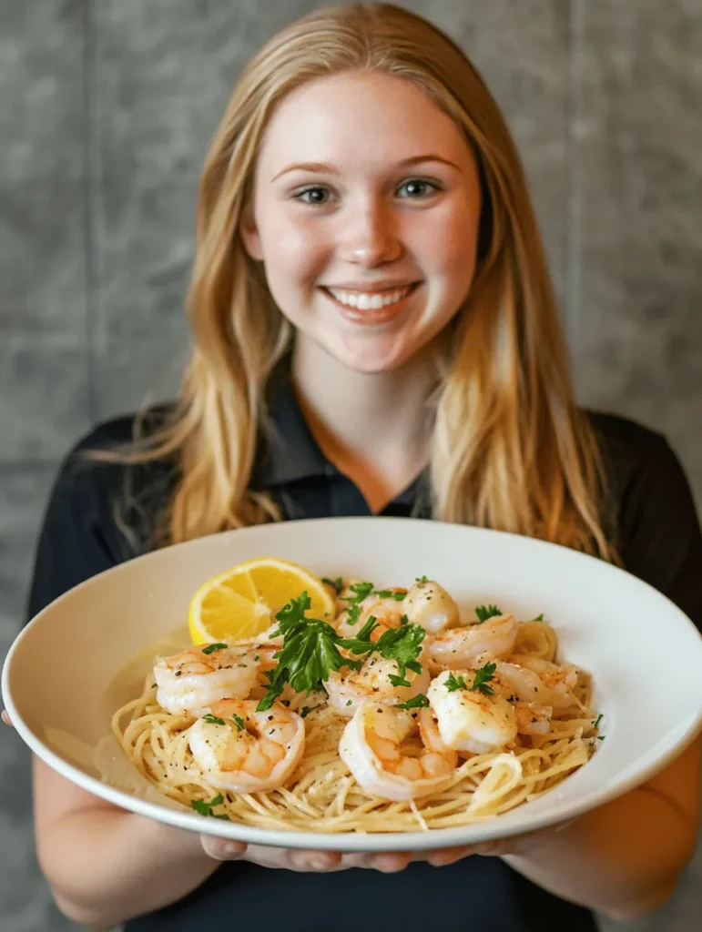 The charm of Shrimp Scampi Pasta Delight lies in its harmonious balance of flavors. The dish is characterized by a rich butter base that melds beautifully with the pungent aroma of freshly minced garlic. Zesty lemon juice adds brightness and acidity, cutting through the richness of the sauce, while a hint of heat from red pepper flakes tantalizes the taste buds. This medley of flavors creates an exciting culinary experience that is both comforting and sophisticated, making it suitable for casual weeknight dinners or special occasions like anniversaries and celebratory gatherings.