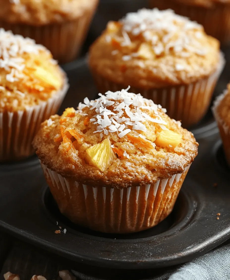 Discover the delightful fusion of tropical flavors and wholesome ingredients with Hawaiian Pineapple Carrot Muffins. This recipe not only brings the sweetness of pineapple and the earthiness of carrots together, but it also creates a moist, flavorful treat that’s perfect for breakfast or a snack. The combination of these ingredients results in a muffin that is not only delicious but also packed with nutrients, making it an excellent choice for those looking to enjoy a healthier treat without sacrificing flavor.