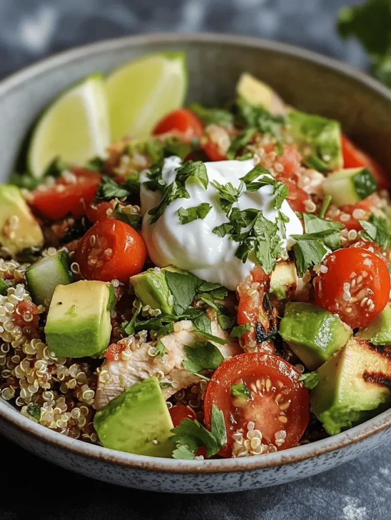 Before we dive into the recipe, let’s take a closer look at the key ingredients that make this bowl so nutritious. Understanding the health advantages of the primary components is essential for appreciating the value of the Zesty Quinoa & Chicken Bowl.