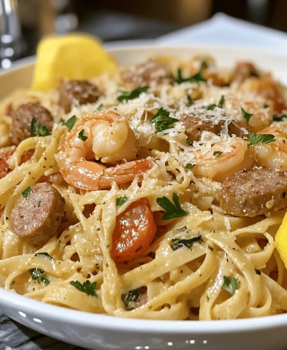 If you're on the lookout for a dish that combines comfort, flavor, and convenience, look no further than Garlic Butter Shrimp and Sausage Skillet Pasta. This delightful recipe brings together the succulent taste of shrimp, the smoky richness of sausage, and a creamy garlic butter sauce that ties everything together beautifully. Not only is it a feast for the senses, but it also makes a quick and satisfying meal, perfect for busy weeknights or even special occasions when you want to impress your guests without spending hours in the kitchen.