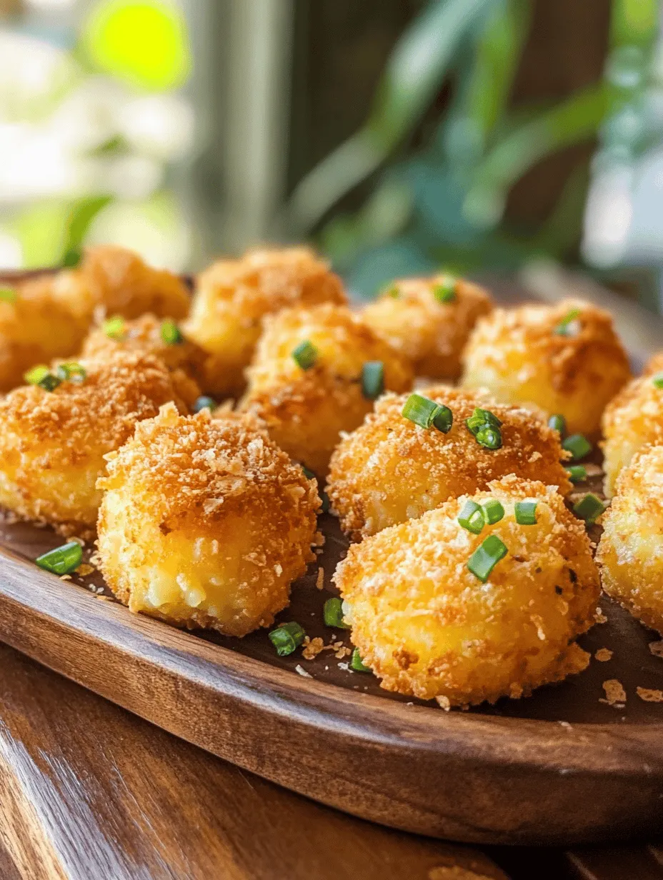In the world of culinary delights, few dishes evoke the warmth and comfort of mashed potatoes. When left over from a family meal, these creamy, buttery potatoes often find themselves relegated to the back of the fridge. However, the recipe for Golden Cheesy Mashed Potato Bites offers a delicious way to transform those leftovers into an irresistible snack or appetizer. Whether you're hosting a party, looking for a fun side dish for family dinner, or simply craving a tasty treat, these cheesy potato bites are sure to please everyone at the table.