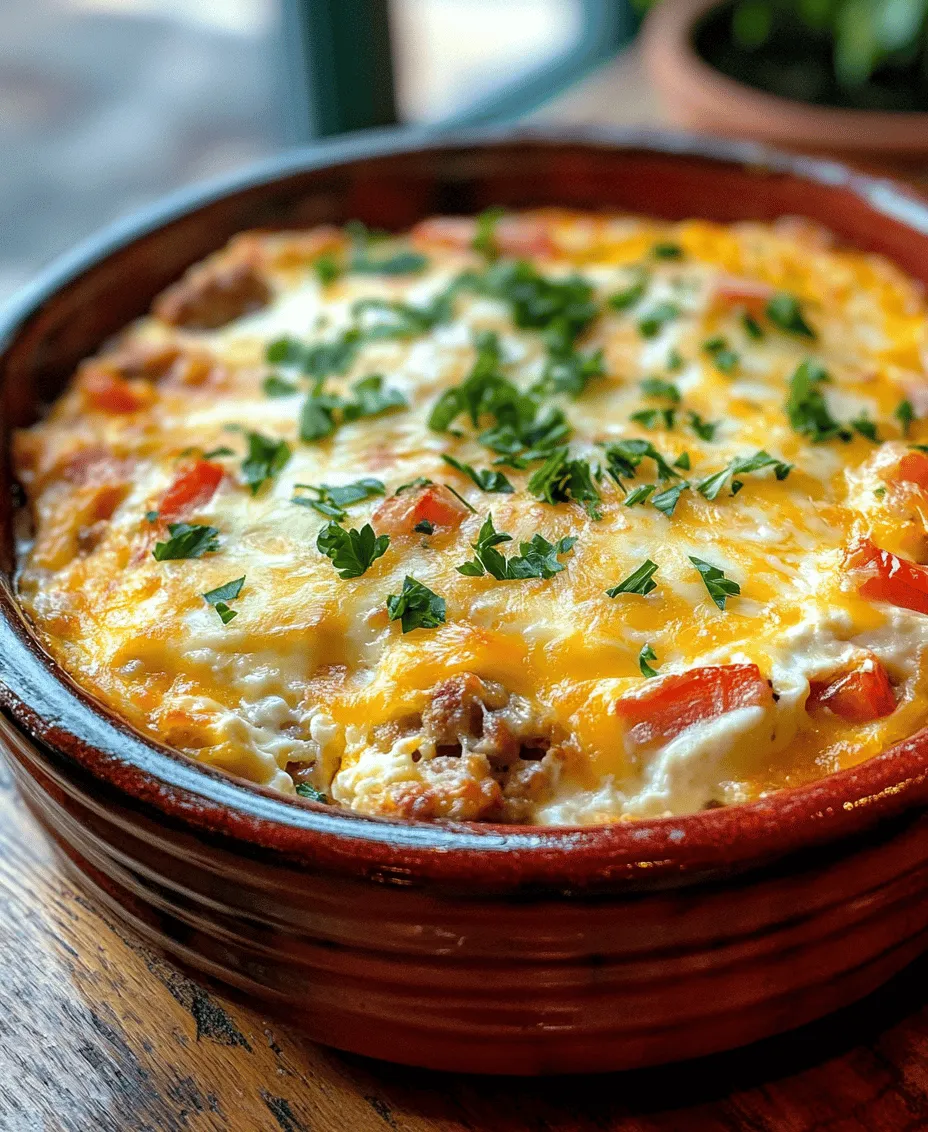 Breakfast is often touted as the most important meal of the day, and for good reason. It sets the tone for our energy levels and productivity throughout the morning. However, busy schedules can make it challenging to whip up a nutritious breakfast every day. That’s where breakfast casseroles come into play. They offer a convenient and delicious solution for busy mornings, family gatherings, or even brunch parties. One standout dish in this category is the Sizzling Sausage, Egg & Cream Cheese Breakfast Bake—a hearty and flavorful casserole that brings together some beloved breakfast ingredients in one easy-to-make dish.