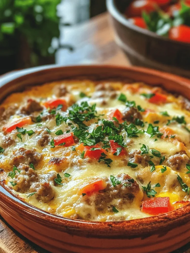 Breakfast is often touted as the most important meal of the day, and for good reason. It sets the tone for our energy levels and productivity throughout the morning. However, busy schedules can make it challenging to whip up a nutritious breakfast every day. That’s where breakfast casseroles come into play. They offer a convenient and delicious solution for busy mornings, family gatherings, or even brunch parties. One standout dish in this category is the Sizzling Sausage, Egg & Cream Cheese Breakfast Bake—a hearty and flavorful casserole that brings together some beloved breakfast ingredients in one easy-to-make dish.