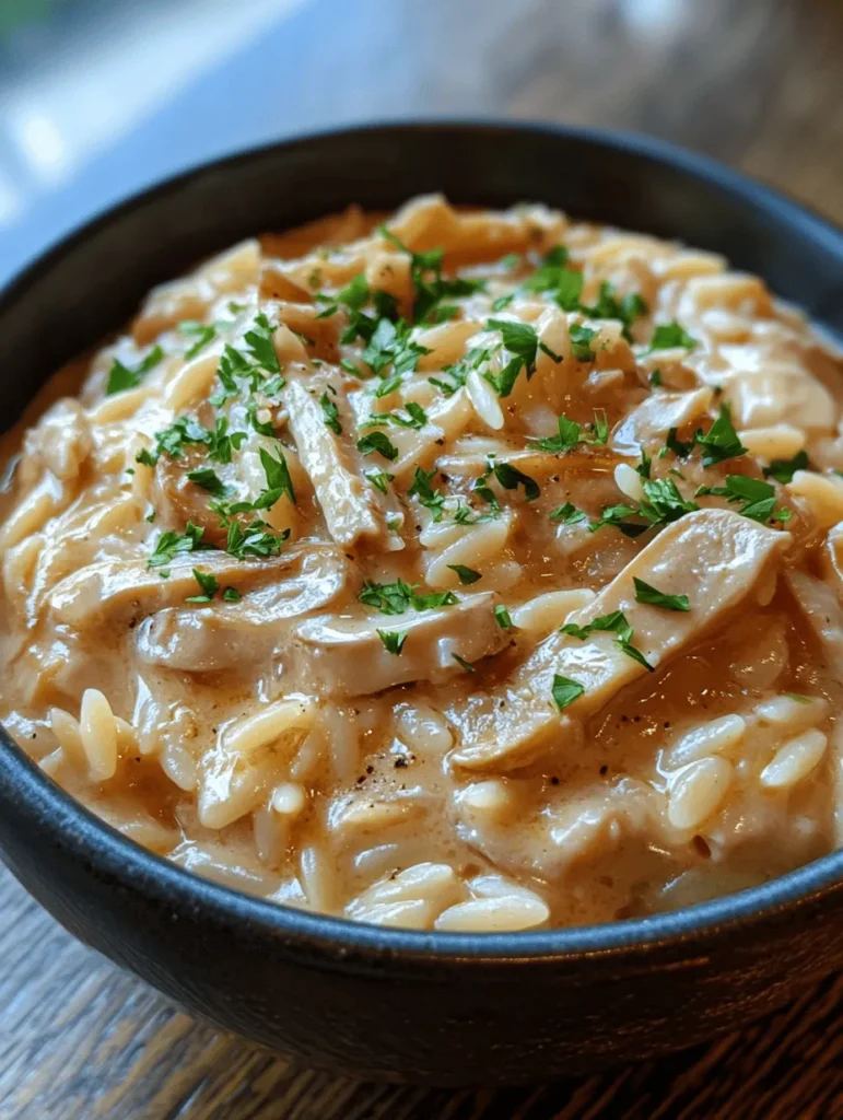 Orzo pasta, a delightful rice-shaped pasta, is a culinary gem that has the ability to elevate any meal. Its unique texture makes it an excellent canvas for a variety of flavors, allowing it to seamlessly blend with an array of ingredients. In our recipe for Savory Orzo Delight with Mushrooms, we harness the rich, earthy flavors of mushrooms, the aromatic essence of garlic, and the fresh notes of thyme to create a dish that is both comforting and sophisticated.