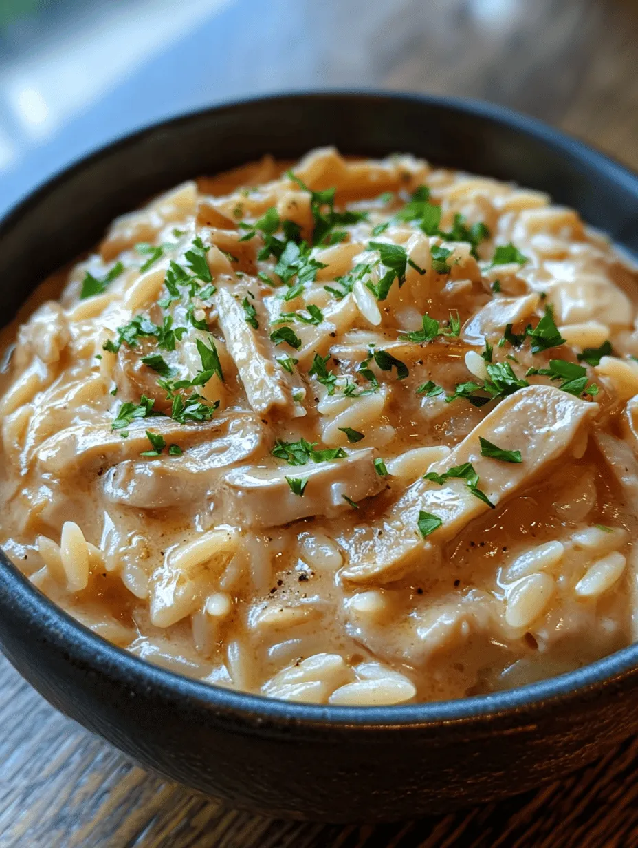Orzo pasta, a delightful rice-shaped pasta, is a culinary gem that has the ability to elevate any meal. Its unique texture makes it an excellent canvas for a variety of flavors, allowing it to seamlessly blend with an array of ingredients. In our recipe for Savory Orzo Delight with Mushrooms, we harness the rich, earthy flavors of mushrooms, the aromatic essence of garlic, and the fresh notes of thyme to create a dish that is both comforting and sophisticated.