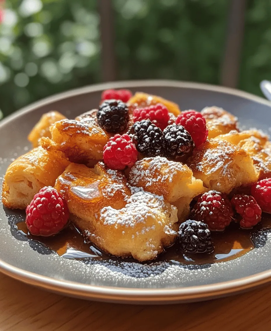 If you’re looking for an exquisite breakfast dish that combines the best of French pastry and classic brunch fare, the Croissant French Toast Casserole is a must-try. This indulgent casserole takes the flaky, buttery goodness of croissants and transforms it into a rich, custard-soaked breakfast delight. It's a perfect choice for brunch gatherings, holiday celebrations, or simply a cozy family breakfast.