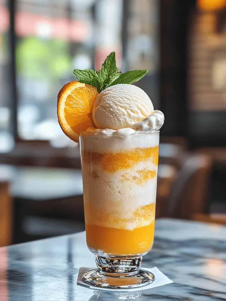 As summer approaches, thoughts of refreshing beverages to cool us down become increasingly enticing. One timeless treat that evokes nostalgia and joy is the Orange Float—a delightful concoction that combines the invigorating taste of fresh oranges with the creamy richness of vanilla ice cream and the effervescence of sparkling water. This drink is not only a feast for the taste buds but also a visual delight, making it a perfect addition to summer gatherings, picnics, and lazy afternoons spent basking in the sun.