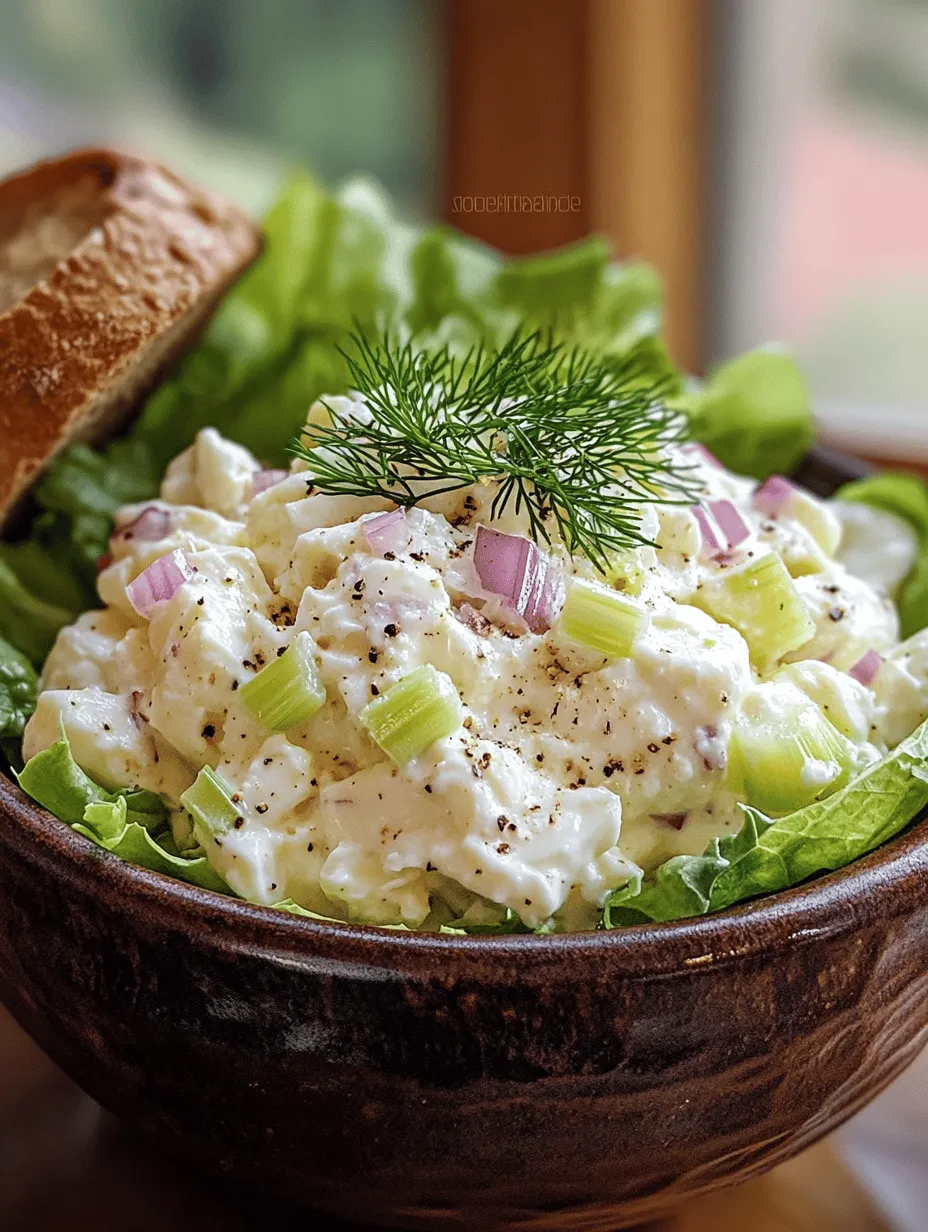Welcome to the world of delicious, creamy salads! Today, we are exploring a delightful variation of a classic dish that many of us cherish — the egg salad. While traditional egg salad is a beloved staple in many households, this version introduces a unique twist by incorporating cottage cheese. Not only does this addition enhance the flavor, but it also brings a wealth of nutritional benefits that make this recipe a healthy alternative to the classic.