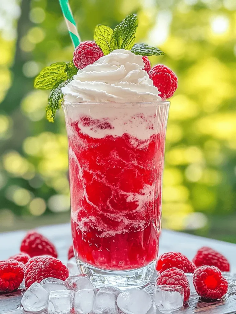 As the warm sun graces the long days of summer, there's nothing quite like a refreshing drink to cool you down and elevate your spirits. Enter the Raspberry Cream Soda Delight, a vibrant and delightful concoction that perfectly captures the essence of summer in every sip. This drink boasts a stunning pink hue, reminiscent of sun-kissed sunsets, and a flavor profile that dances on the palate with the sweet and tart notes of fresh raspberries.