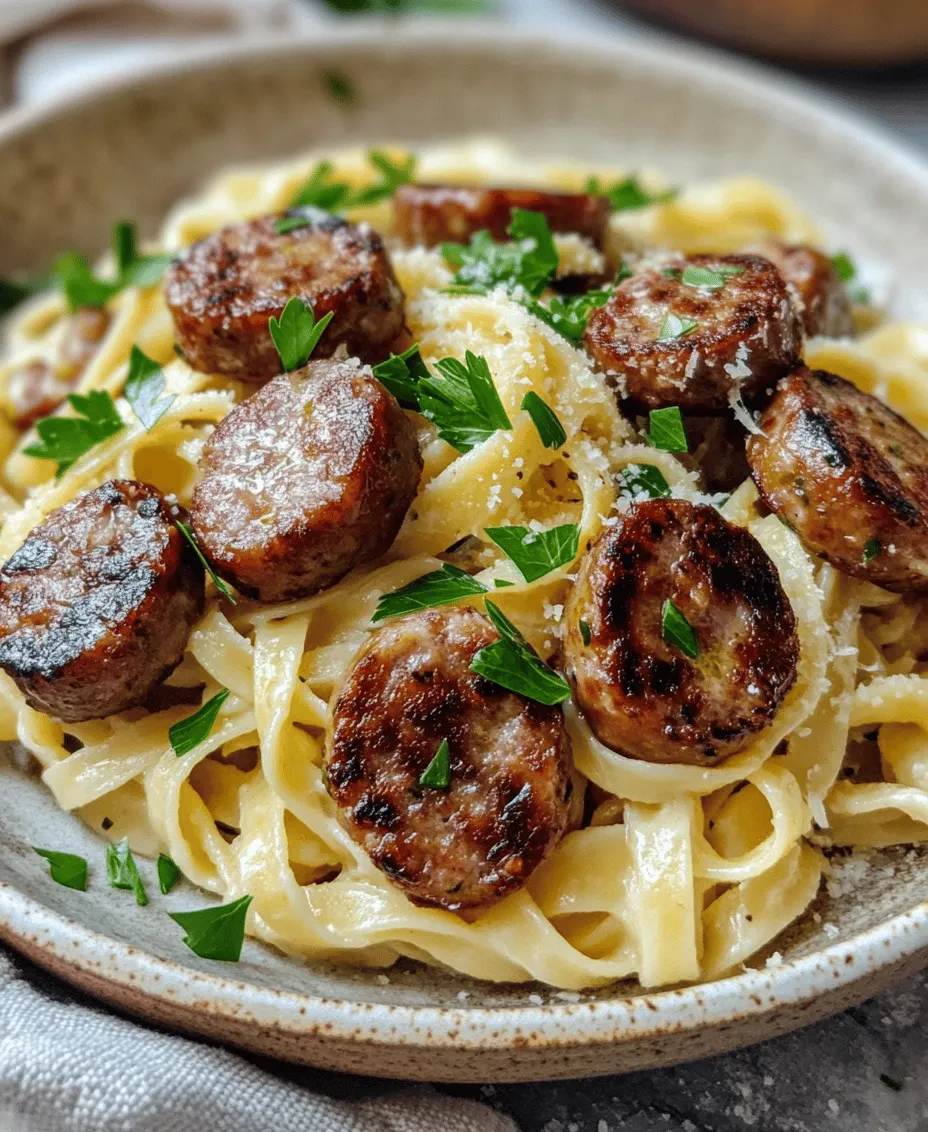 When it comes to comfort food, few dishes can rival the heartwarming allure of Garlic Butter Sausage Bites with Creamy Parmesan Pasta. This delightful meal not only satisfies your taste buds but also evokes a sense of home and warmth, making it the perfect choice for family dinners, casual weeknight meals, or even special gatherings with friends. The striking combination of smoky sausage, rich garlic butter, and creamy parmesan is a symphony of flavors that guarantees to please everyone at the table.
