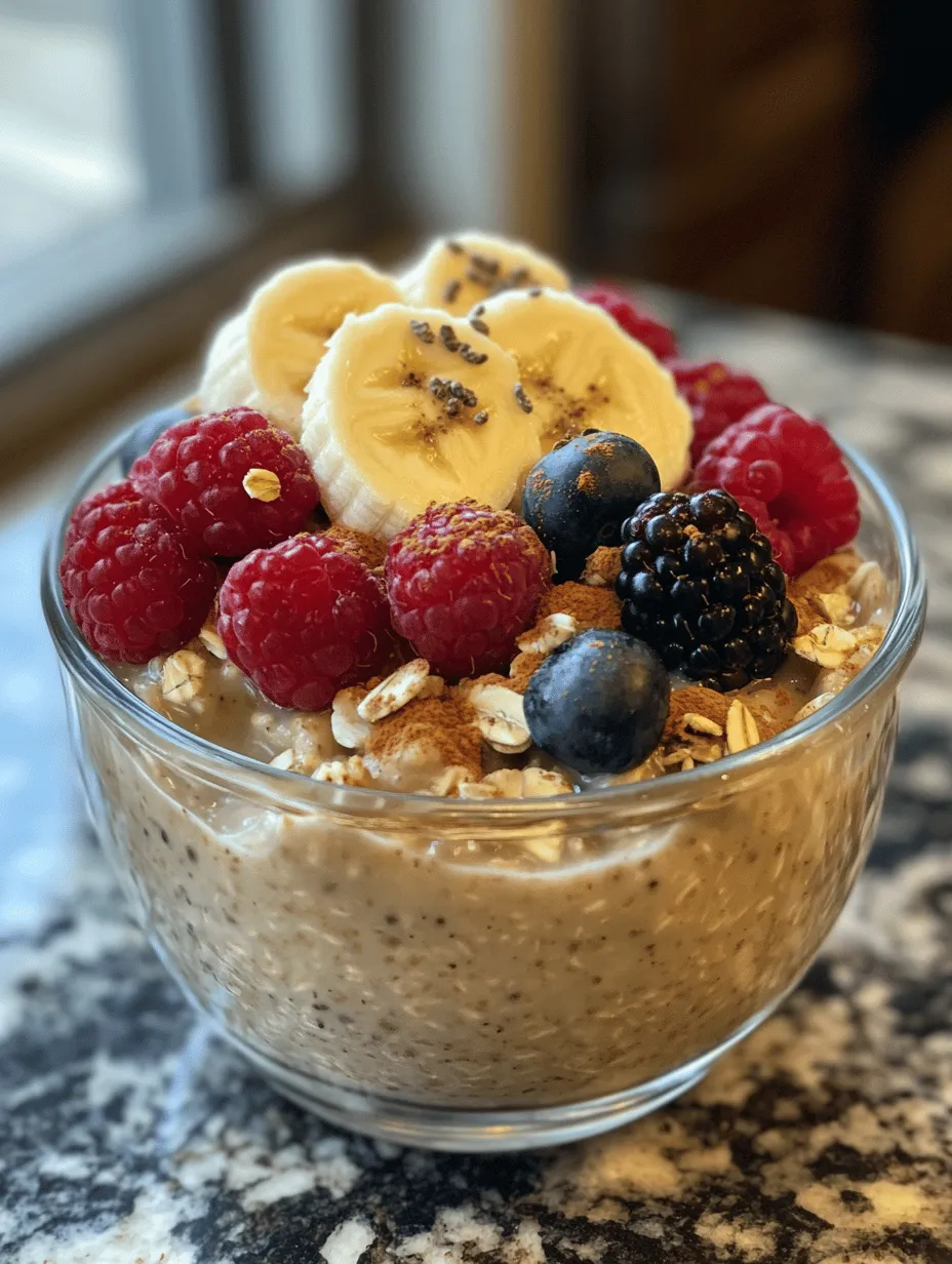 To truly appreciate the "Overnight Oats Delight," it's essential to understand the role and benefits of each ingredient used in the recipe. Below is a breakdown of the key components that make this dish not only nutritious but also incredibly delicious.