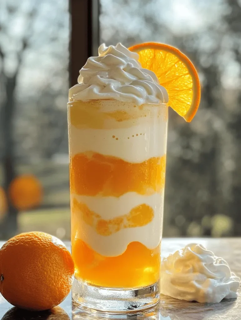 The nostalgic flavors of Orange Creamsicle conjure memories of sun-soaked summer days, ice cream trucks, and carefree childhood moments. This beloved treat, with its delightful blend of citrus and creamy sweetness, has a place in the hearts of many. Today, we’re excited to share a recipe for Orange Creamsicle Soda, a refreshing beverage that captures that same nostalgic essence but with a twist. Perfect for warm days or special occasions, this Italian-inspired orange cream soda is sure to impress your family and friends.