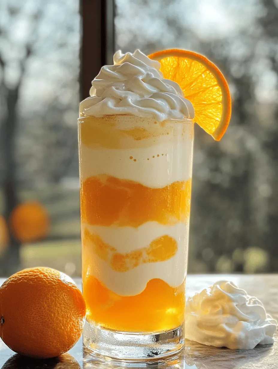 The nostalgic flavors of Orange Creamsicle conjure memories of sun-soaked summer days, ice cream trucks, and carefree childhood moments. This beloved treat, with its delightful blend of citrus and creamy sweetness, has a place in the hearts of many. Today, we’re excited to share a recipe for Orange Creamsicle Soda, a refreshing beverage that captures that same nostalgic essence but with a twist. Perfect for warm days or special occasions, this Italian-inspired orange cream soda is sure to impress your family and friends.
