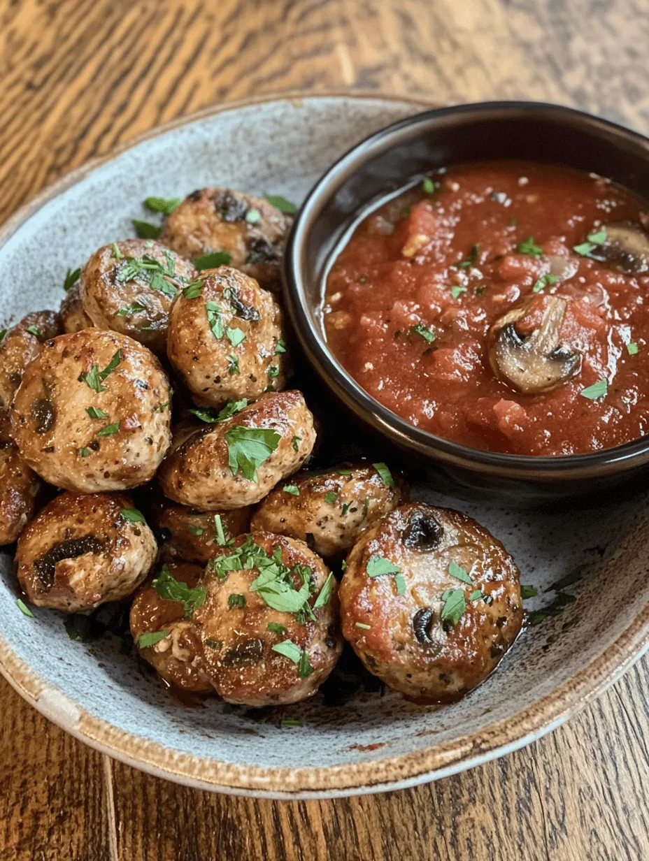 In the realm of family dinners, few meals can compete with the irresistible charm of meatballs, especially when they are as succulent and flavorful as Mushroom Chicken Meatballs. This dish combines the lean goodness of ground chicken with the earthy depth of mushrooms, creating a delightful fusion that is both nutritious and satisfying. Perfect for a weeknight meal or a cozy gathering, these meatballs are versatile enough to be served with spaghetti, in a sub, or even alongside a fresh salad.