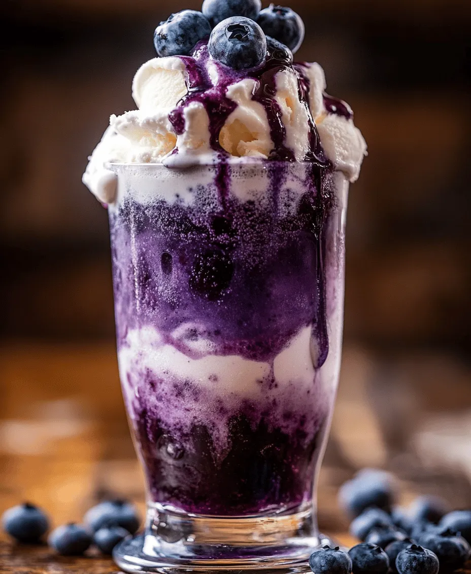 Creating the perfect Blueberry Cream Soda Float starts with selecting the right ingredients. Each component contributes to the overall flavor, texture, and appeal of this refreshing dessert. Let’s take a closer look at what makes each ingredient essential.
