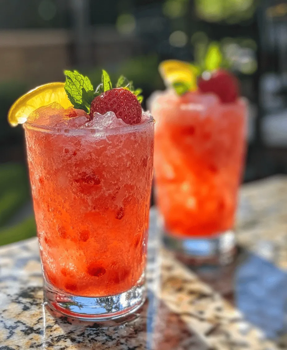 As the sun shines brighter and temperatures soar, nothing quite compares to the joy of sipping on a refreshing frozen beverage. For many, summer is synonymous with delightful drinks that not only quench thirst but also provide a burst of flavor and nostalgia. Among the many options available, Frozen Strawberry Lemonade stands out as a quintessential summer treat. With its perfect blend of sweet strawberries and zesty lemons, this drink offers a harmonious balance that is sure to please anyone seeking respite from the heat.