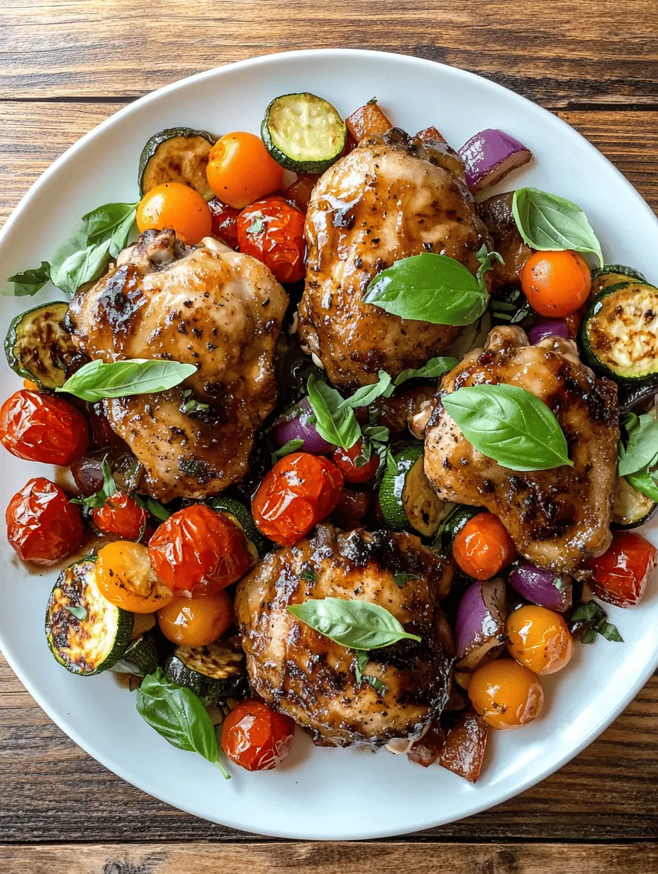 In today’s fast-paced world, finding meals that are both quick to prepare and wholesome is paramount. Balsamic Glazed Chicken and Veggies delivers on both fronts. The dish is not only easy to throw together but also brings a delightful array of flavors that appeal to both adults and children. The combination of tender chicken, fresh vegetables, and a tangy-sweet glaze creates a satisfying meal that leaves everyone happy and full.