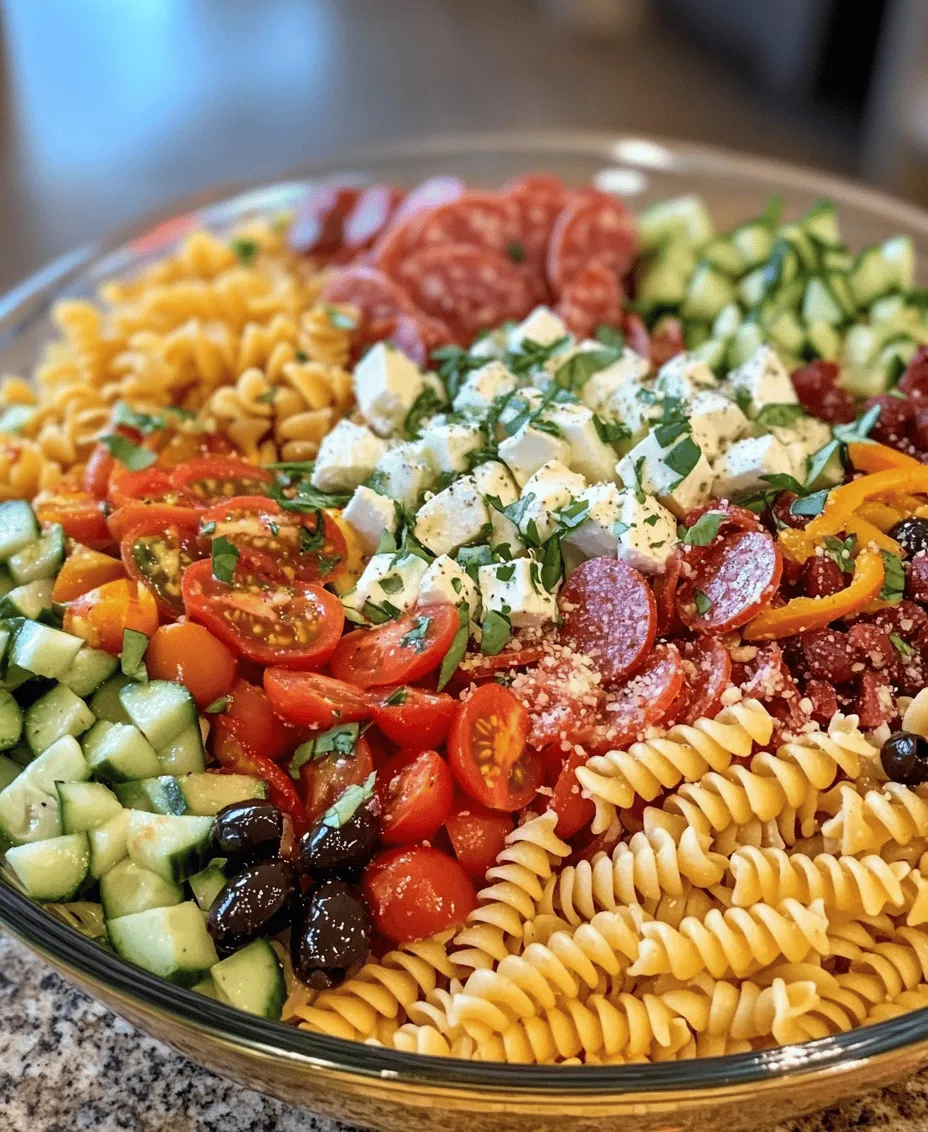 In the world of pasta salads, few dishes combine flavor, texture, and satisfaction quite like the Hearty Italian Grinder Pasta Salad. This vibrant dish not only captures the essence of Italian cuisine but also offers a delightful balance of fresh vegetables, savory meats, and creamy cheeses. Perfect for picnics, BBQs, or a family gathering, this recipe is sure to impress your guests while providing a refreshing option for any meal. As we dive into the details of this recipe, you’ll discover how easy it is to prepare a delicious Italian-inspired pasta salad that’s both hearty and satisfying.