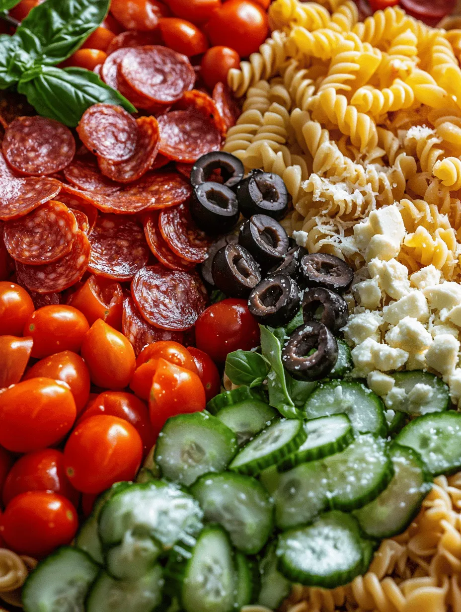 In the world of pasta salads, few dishes combine flavor, texture, and satisfaction quite like the Hearty Italian Grinder Pasta Salad. This vibrant dish not only captures the essence of Italian cuisine but also offers a delightful balance of fresh vegetables, savory meats, and creamy cheeses. Perfect for picnics, BBQs, or a family gathering, this recipe is sure to impress your guests while providing a refreshing option for any meal. As we dive into the details of this recipe, you’ll discover how easy it is to prepare a delicious Italian-inspired pasta salad that’s both hearty and satisfying.