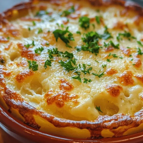 Scalloped potatoes are a timeless dish that embodies comfort food at its finest. Whether served as a side during a festive family gathering or as a standalone delight for an intimate dinner, this creamy, cheesy potato bake has a way of making any meal feel special. The rich, velvety texture of the potatoes, combined with a luxurious blend of cheeses and the aromatic essence of garlic, elevates this dish to a level of indulgence that is hard to resist.