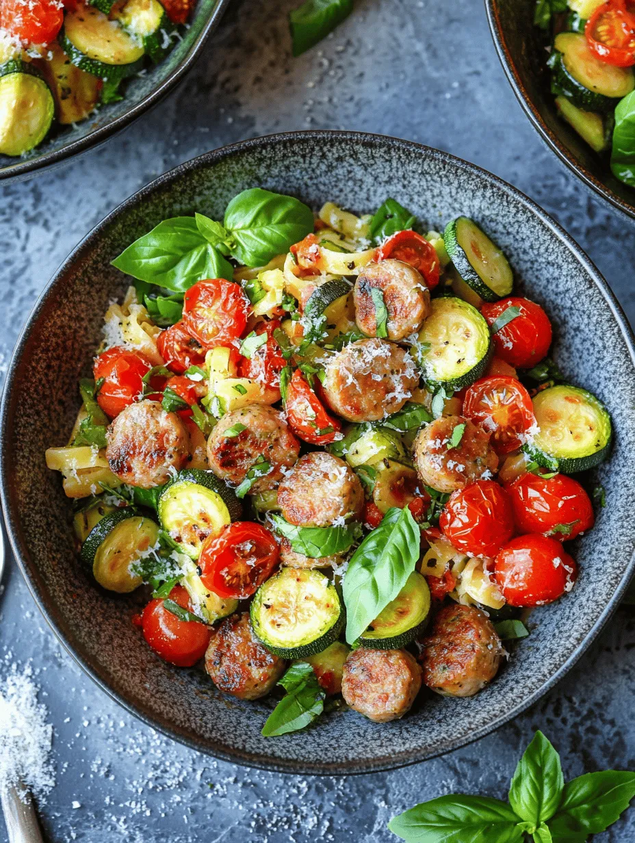In the world of culinary delights, pasta holds a special place, beloved for its versatility and comforting nature. Among the myriad of pasta recipes available, Savory Chicken Sausages with Zucchini & Tomato Pasta stands out as a wholesome, flavorful dish that not only tantalizes the taste buds but also nourishes the body. This recipe is perfect for health-conscious individuals and families looking to enjoy a delicious meal without compromising on nutrition.